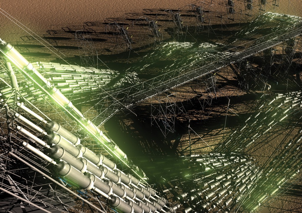 Reconstructed Algae Bioreactor Farm